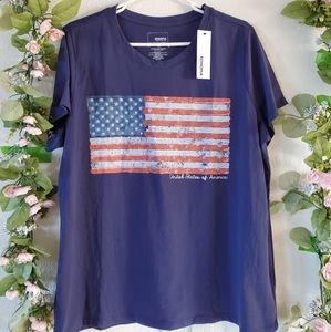 USA Flag  T-Shirt - Short Sleeve